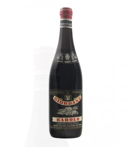 Giordano, Barolo 1967, Bottiglia 750 ml